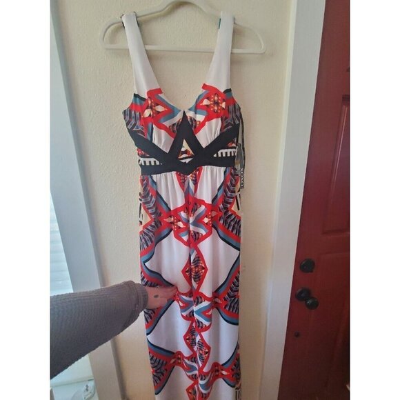 Xoxo Dress‎ Women's Juniors Size Small Tribal Print Maxi Lined Padded Bra NWT - Picture 6 of 14